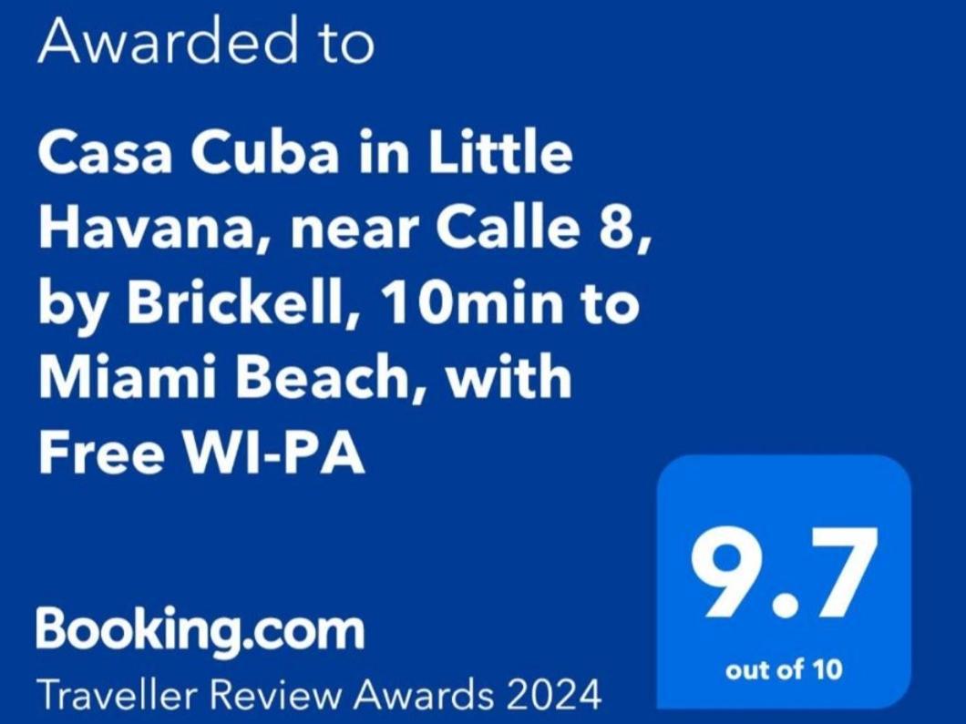 Casa Cuba In Little Havana, Brickell, Calle 8 And 10 Minutes To The Beach Free Parking Miami Eksteriør bilde